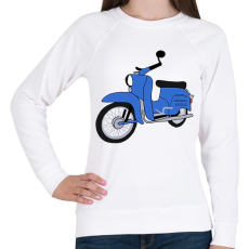 PRINTFASHION Simson schwalbe  - Női pulóver - Fehér