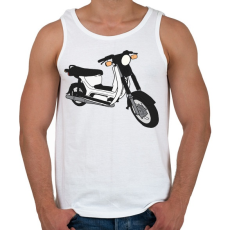 PRINTFASHION Simson sr50 - Férfi atléta - Fehér