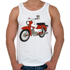 PRINTFASHION Simson Star - Férfi atléta - Fehér