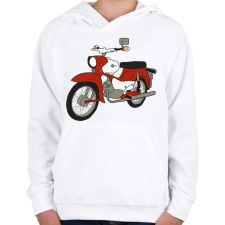 PRINTFASHION Simson Star - Gyerek kapucnis pulóver - Fehér gyerek pulóver, kardigán