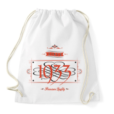 PRINTFASHION since-1933-red-black - Sportzsák, Tornazsák - Fehér tornazsák