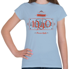 PRINTFASHION since-1940-red-black - Női póló - Világoskék női póló