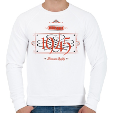 PRINTFASHION since-1945-red-black - Férfi pulóver - Fehér