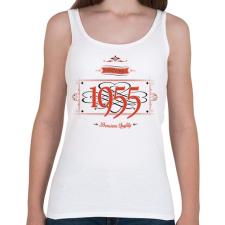 PRINTFASHION since-1955-red-black - Női atléta - Fehér női trikó