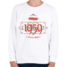 PRINTFASHION since-1959-red-black - Gyerek pulóver - Fehér