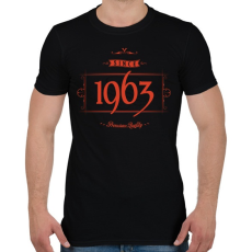 PRINTFASHION since-1963-red-black - Férfi póló - Fekete