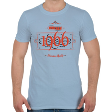 PRINTFASHION since-1966-red-black - Férfi póló - Világoskék férfi póló