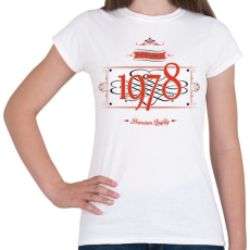 PRINTFASHION since-1978-red-black - Női póló - Fehér