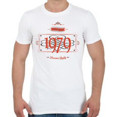PRINTFASHION since-1979-red-black - Férfi póló - Fehér