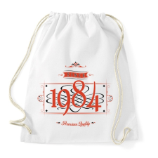 PRINTFASHION since-1984-red-black - Sportzsák, Tornazsák - Fehér tornazsák