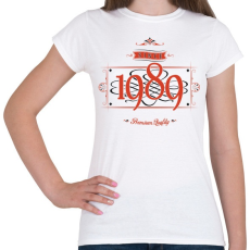 PRINTFASHION since-1989-red-black - Női póló - Fehér