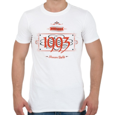 PRINTFASHION since-1993-red-black - Férfi póló - Fehér férfi póló