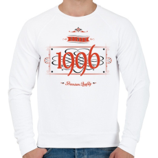 PRINTFASHION since-1996-red-black - Férfi pulóver - Fehér