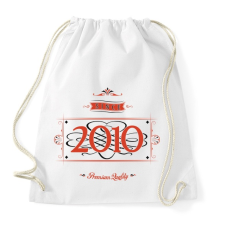 PRINTFASHION since-2010-red-black - Sportzsák, Tornazsák - Fehér tornazsák