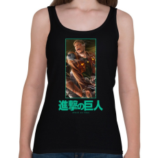 PRINTFASHION Singeki no kjodzsin - Női atléta - Fekete