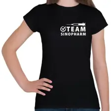 PRINTFASHION Sinopharm Team - Női póló - Fekete női póló