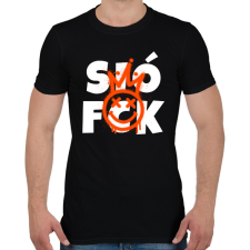 PRINTFASHION SIÓFCK - Férfi póló - Fekete férfi póló