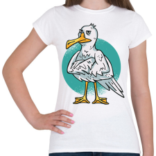 PRINTFASHION Sirály - Női póló - Fehér női póló