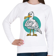 PRINTFASHION Sirály - Női pulóver - Fehér