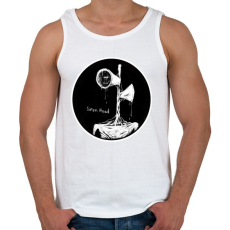 PRINTFASHION Siren head 3 - Férfi atléta - Fehér