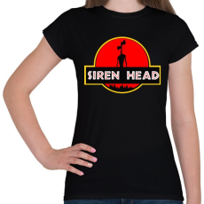 PRINTFASHION Siren head 5 - Női póló - Fekete