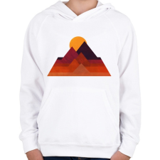 PRINTFASHION Sivatag 1 - Gyerek kapucnis pulóver - Fehér gyerek pulóver, kardigán