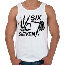 PRINTFASHION six seven kéz - Férfi atléta - Fehér atléta, trikó