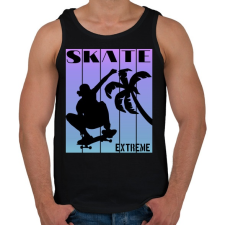 PRINTFASHION Skate extreme sport - Férfi atléta - Fekete atléta, trikó
