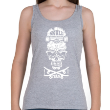 PRINTFASHION Skate team - Női atléta - Sport szürke női trikó