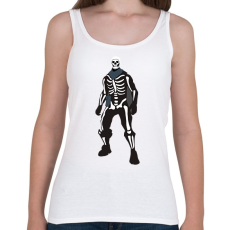 PRINTFASHION Skeleton skin Fortnite - Női atléta - Fehér