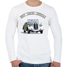 PRINTFASHION Skodás csoda - Férfi hosszú ujjú póló - Fehér férfi póló