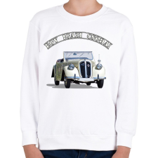 PRINTFASHION Skodás csoda - Gyerek pulóver - Fehér gyerek pulóver, kardigán