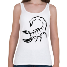 PRINTFASHION Skorpió  - Női atléta - Fehér női trikó