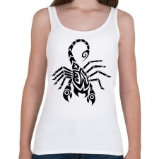PRINTFASHION Skorpió  - Női atléta - Fehér női trikó