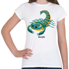 PRINTFASHION Skorpió - Női póló - Fehér női póló