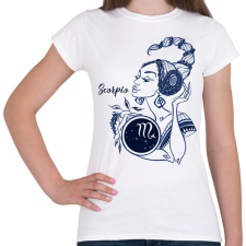 PRINTFASHION skorpió - Női póló - Fehér női póló