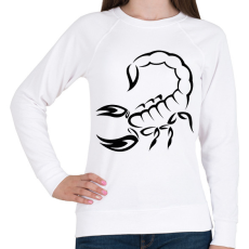 PRINTFASHION Skorpió  - Női pulóver - Fehér