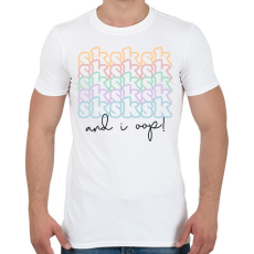 PRINTFASHION SKS - Férfi póló - Fehér