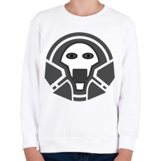 PRINTFASHION skull_1 - Gyerek pulóver - Fehér