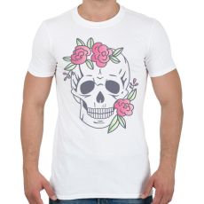 PRINTFASHION skull - Férfi póló - Fehér