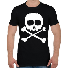 PRINTFASHION skull - Férfi póló - Fekete