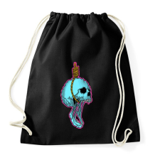 PRINTFASHION Skull hang - Sportzsák, Tornazsák - Fekete tornazsák
