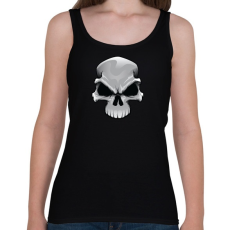 PRINTFASHION Skull - Női atléta - Fekete