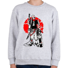PRINTFASHION Skull Punk Teneeger - Gyerek pulóver - Sport szürke