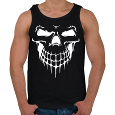 PRINTFASHION Skullface - Férfi atléta - Fekete