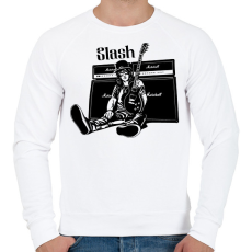 PRINTFASHION slash 2 - Férfi pulóver - Fehér