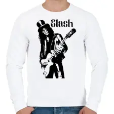 PRINTFASHION slash - Férfi pulóver - Fehér férfi pulóver, kardigán