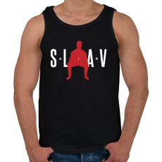 PRINTFASHION Slav Air - Férfi atléta - Fekete