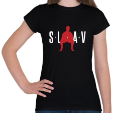 PRINTFASHION Slav Air - Női póló - Fekete női póló