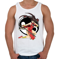 PRINTFASHION Slayer Girl - Férfi atléta - Fehér atléta, trikó